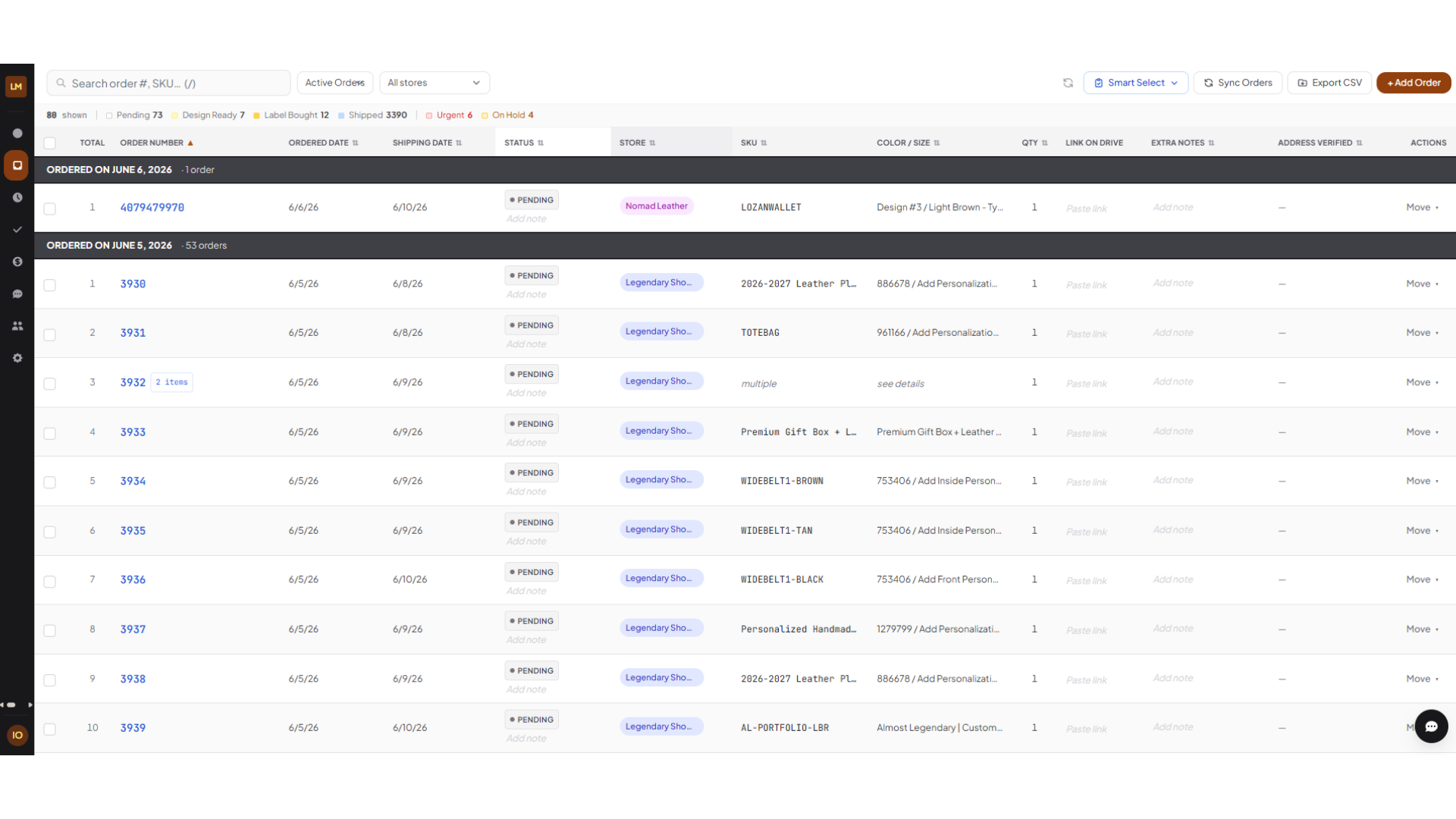 LetMePersonalize CRM screenshot