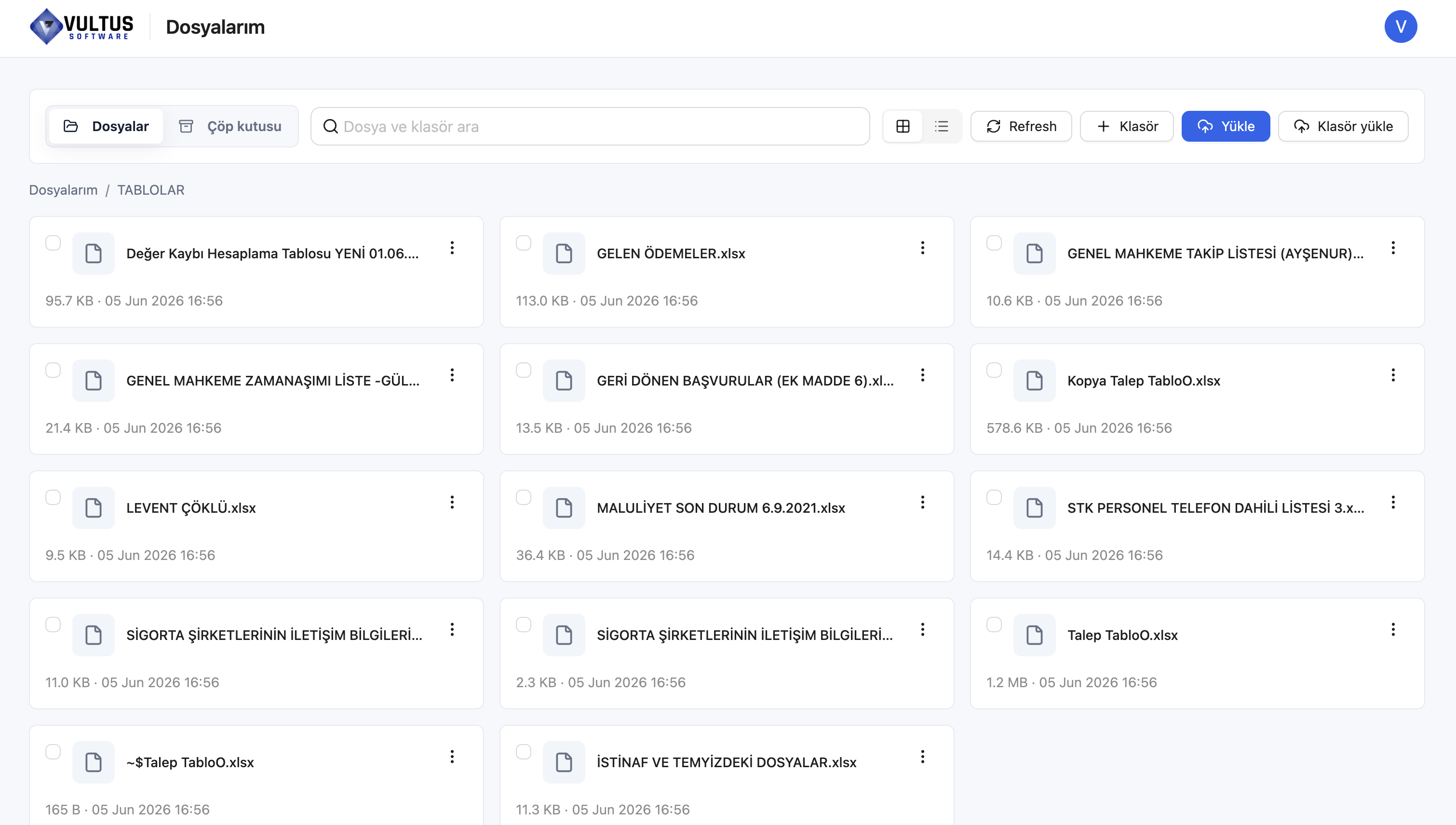 Vultus Storage screenshot